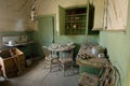 Preserved esidientail kitchen in the Bodie State Historic Park.