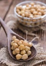 Preserved Chick Peas Royalty Free Stock Photo