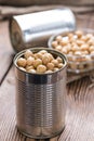 Preserved Chick Peas Royalty Free Stock Photo