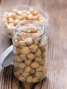 Preserved Chick Peas Royalty Free Stock Photo