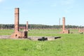 Preserved heating stoves of concentration camp Auschwitz Birkenau