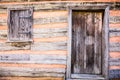 A preserved historic wood house Royalty Free Stock Photo