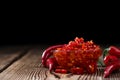 Preserved red Chilis Royalty Free Stock Photo