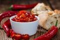 Preserved red Chilis Royalty Free Stock Photo