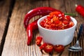 Preserved red Chilis Royalty Free Stock Photo