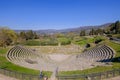 Preserved Roman theatre amphitheater of the I century BC, Fiesole, Florence Tuscany, Italy