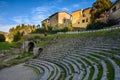 The Roman theatre of the I century BC in Fiesole. Florence