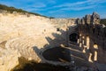 Preserved ruins of antique Odeon used as bouleuterion in Kibyra, Turkey