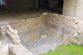 Preserved ruins in Monastiraki subway station