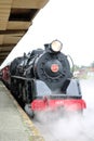 Preserved steam locomotive Ja 1271 at Shannon NZ