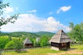 Preserved traditional Balkans medieval village in Sirogojno, Zlatibor, Serbia Royalty Free Stock Photo