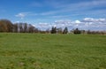 The preserved trenches from the Battle of the Somme where the Newfoundland Regiment fought at Beaumont Hamel