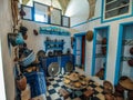 Preserved typical Tunisian kitchen in Kairouan.