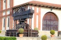 Preserved wine press from Freixenet The top producer of Cava in Spain