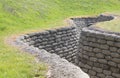 Preserved WW1 Allied Trench