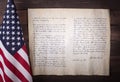 President Abraham Lincoln`s Gettysburg Address Royalty Free Stock Photo