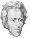 President Andrew Jackson Royalty Free Stock Photo