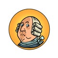 President Benjamin Franklin, historical figure, portrait