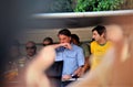 President Bolsonaro on the stand at the mega freedom demonstration on Paulista avenue