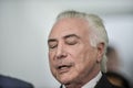 The president of Brazil Michel Temer