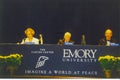 President Carter speaks at Emory University Royalty Free Stock Photo