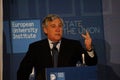 The President of the European Parliament Antonio Tajani Royalty Free Stock Photo