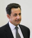 President of the French Republic Nicolas Sarkozy Royalty Free Stock Photo