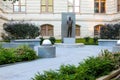 President Jimmy Carter Statue at the Georgia Statehouse. Royalty Free Stock Photo