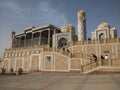 Hazrat Khizr MosqueEnsemble Mausoleum tomb mosque minaret samarkanda silk track sunny day
