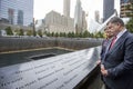 President Petro Poroshenko at World Trade Center Ground Zero mem Royalty Free Stock Photo