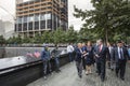 President Petro Poroshenko at World Trade Center Ground Zero mem Royalty Free Stock Photo