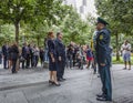 President Petro Poroshenko at World Trade Center Ground Zero mem Royalty Free Stock Photo