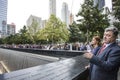 President Petro Poroshenko at World Trade Center Ground Zero mem Royalty Free Stock Photo