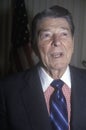 President Reagan presents an introduction for the Horatio Alger Association