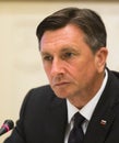 President of the Republic of Slovenia Borut Pahor Royalty Free Stock Photo