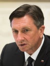 President of the Republic of Slovenia Borut Pahor Royalty Free Stock Photo