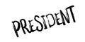 President rubber stamp