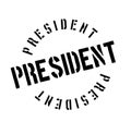 President rubber stamp