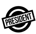 President rubber stamp