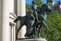 President Theodore Roosevelt equestrian statue in New York Royalty Free Stock Photo