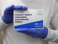 President Trump's Coronavirus Guidelines Post Office Mailer in 2020