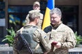 President of Ukraine Petro Poroshenko has awarded the soldier