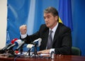 President of Ukraine Viktor Yushchenko Royalty Free Stock Photo