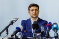 President of Ukraine Volodymyr Zelenskyy visited Uzhgorod Royalty Free Stock Photo