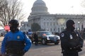 Presidental Limousine and U.S. Capitol Royalty Free Stock Photo