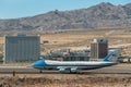 Air Force One on the tarmac, Bullhead City, Arizona Royalty Free Stock Photo