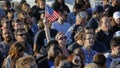 Presidential Candidate Bernie Sanders rallies supporters in Santa Monica, CA Royalty Free Stock Photo