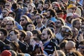 Presidential Candidate Bernie Sanders rallies supporters in Santa Monica, CA Royalty Free Stock Photo