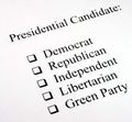 Presidential Candidate Selection