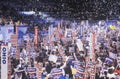 Presidential celebration at the 1992 Democratic National Convention at Madison Square Garden Royalty Free Stock Photo